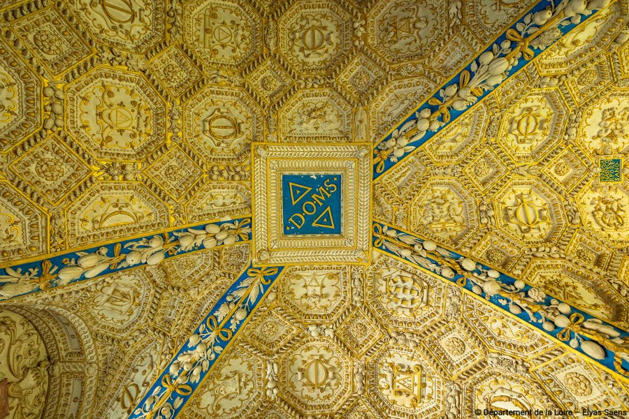 Voûte de la chapelle de la Bâtie d&#39;Urfé