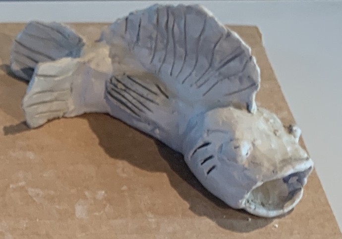 Mascaron réalisé par un enfant lors de l'atelier "Crée ton animal fabuleux avec Honoré d'Urfé"