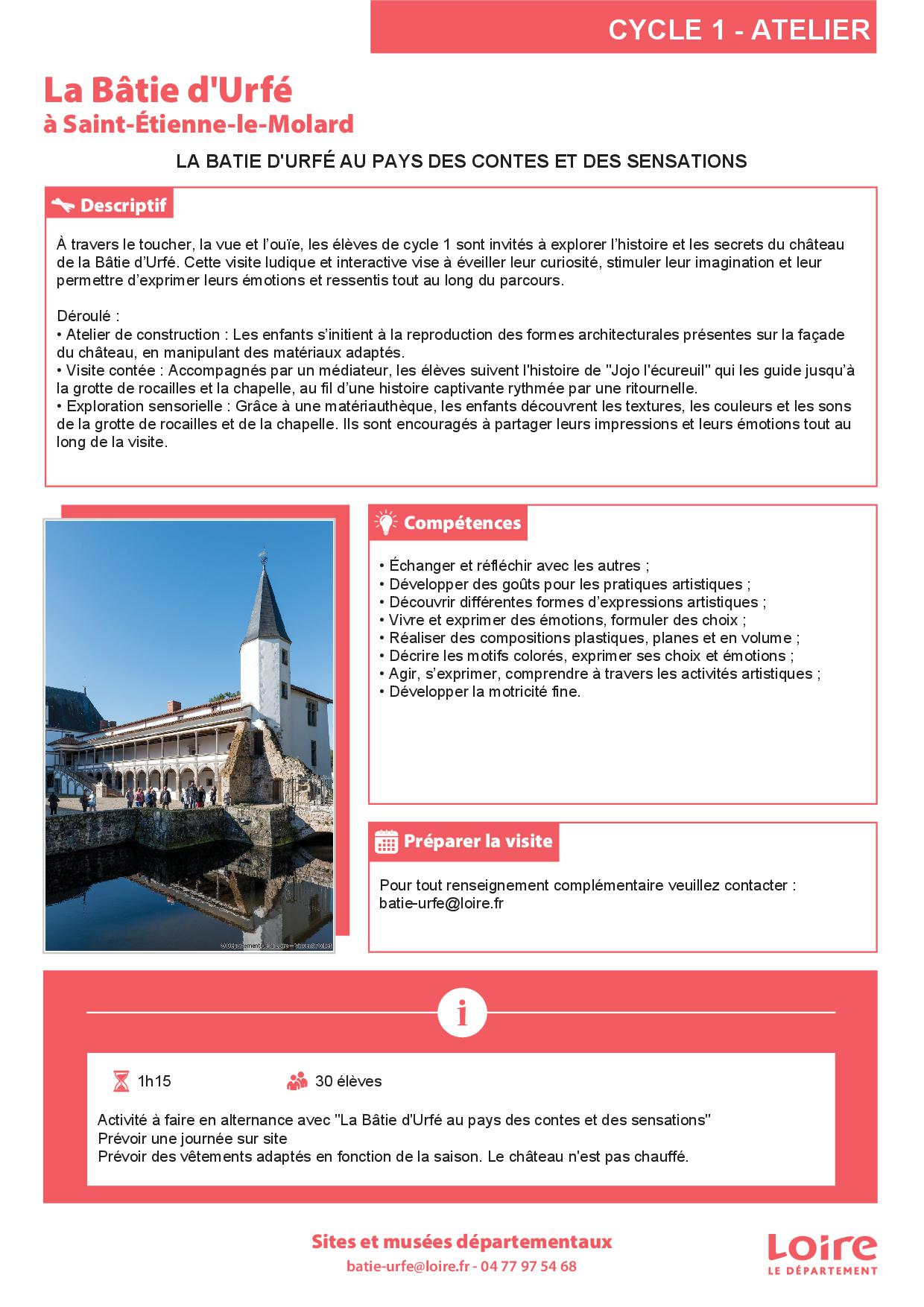 C1 - PEAC - LA BATIE DURFE AU PAYS DES CONTES ET DES SENSATIONS