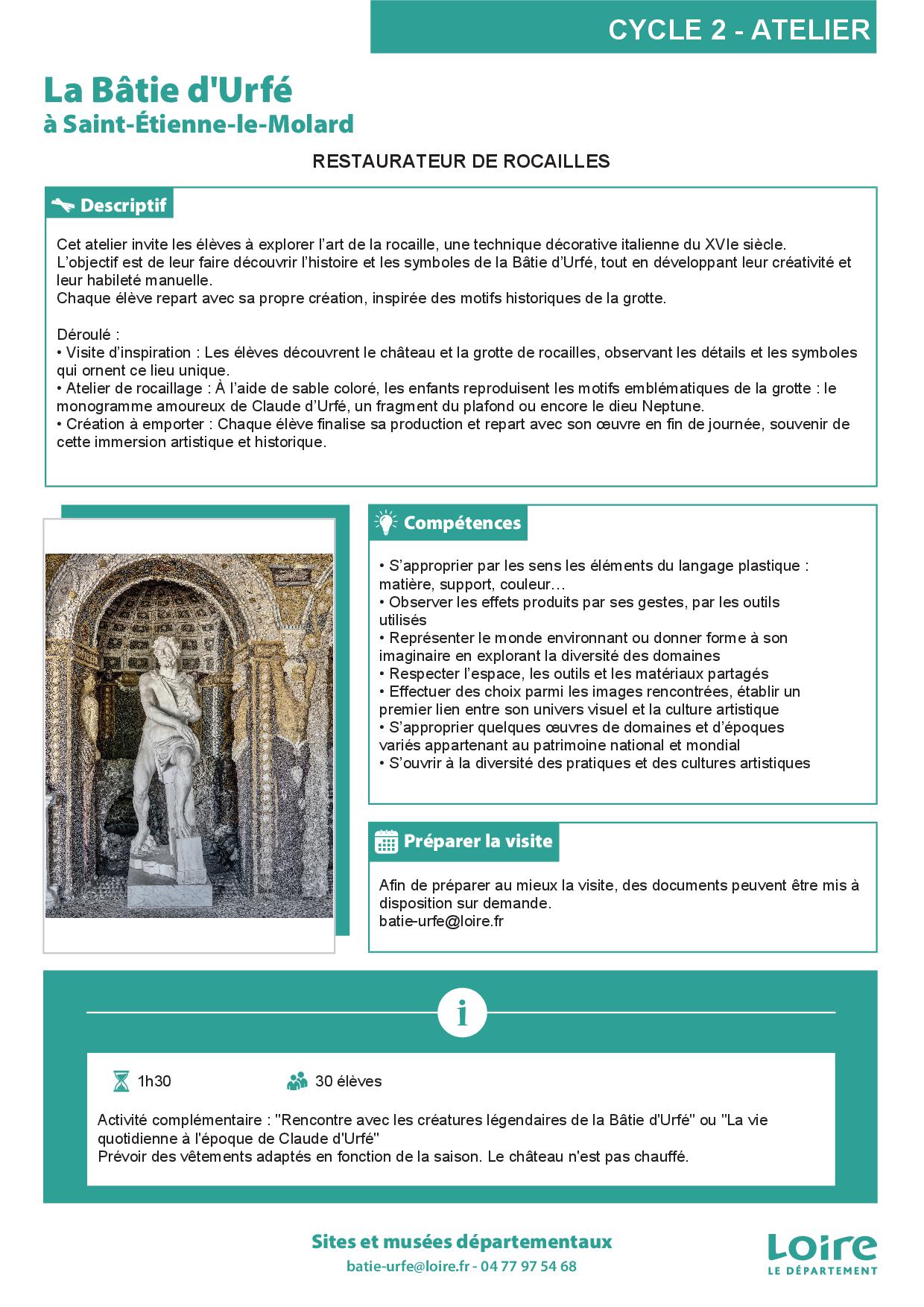 C2 - FICHE ATELIER RESTAURATEUR DE ROCAILLES