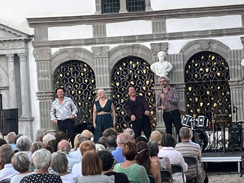 Concert " A bout de souffle" dans l'écrin de la cour d'honneur de la Bâtie d'Urfé